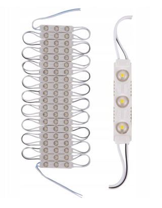 Moduł LED prostokątny 12V 1,5W IP44 6000K - 1 szt.