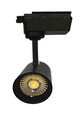 Reflektor LED lampa szynowa czarna 20W 1 fazowa 4000K 1800lm kąt świecenia 30°
