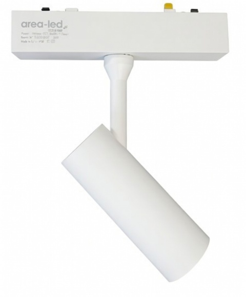 Reflektor Spot Szynowy Magnetyczny LED 12W 4000K 48V Biały - Nowoczesne Oświetlenie