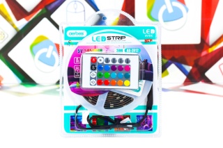 Zestaw taśm świetlnych RGB Aerbes zasilanych przez USB, 16 kolorów - 5 m