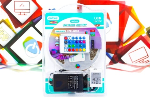Taśma świetlna LED Aerbes AB-Z801 12V 5M 5050 RGB