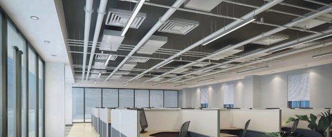 Lampa LED liniowa wisząca biurowa biała 100W 240cm 6000lm 4000K naturalna barwa Lampa LED liniowa wisząca biurowa biała 100W 240cm 6000lm 4000K naturalna barwa