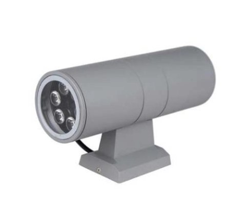 Lampa elewacyjna natynkowa punktowa kinkiet szara 2x9W 3000K 1800lm IP65 Kąt 45 ° Lampa elewacyjna natynkowa punktowa kinkiet szara 2x9W 3000K 1800lm IP65 Kąt 45 °