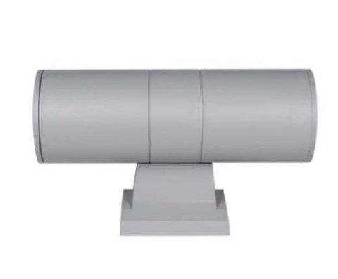 Lampa elewacyjna natynkowa punktowa kinkiet szara 2x9W 3000K 1800lm IP65 Kąt 45 ° Lampa elewacyjna natynkowa punktowa kinkiet szara 2x9W 3000K 1800lm IP65 Kąt 45 °