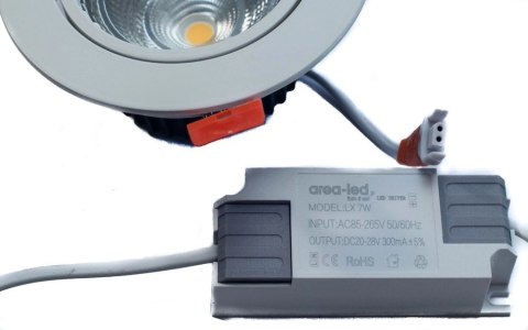 Oczko oprawa sufitowa Downlight COB 12W 6000K 1200lm 230V