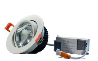 Oczko oprawa sufitowa Downlight COB 5W 3000K 500lm 230V