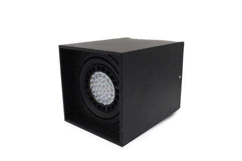 Oprawa sufitowa natynkowa CUBE czarna kwadratowa E27 Oprawa sufitowa natynkowa CUBE czarna kwadratowa E27