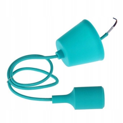 Oprawa sufitowa wisząca Loft cyjan na żarówkę E27 230V Oprawa sufitowa wisząca Loft cyjan na żarówkę E27 230V