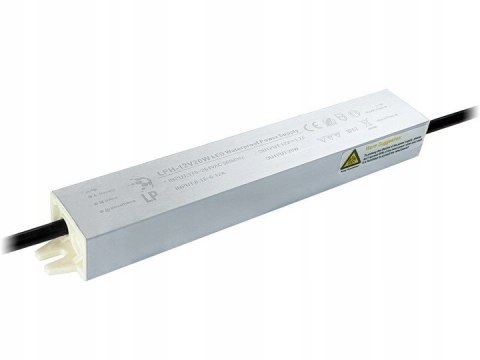 ZASILACZ 12V 20W HERMETYCZNY WODOODPORNY LPH 20W SLIM ZASILACZ 12V 20W HERMETYCZNY WODOODPORNY LPH 20W SLIM