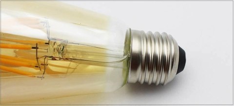 Żarówka LED ST64 E27 Filament 2300K 8W retro typ Edison barwa ciepła Żarówka LED ST64 E27 Filament 2300K 8W retro typ Edison barwa ciepła
