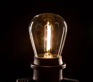 Żarówka vintage retro Edison Filament LED 1W ST45 E27 2800K barwa ciepła