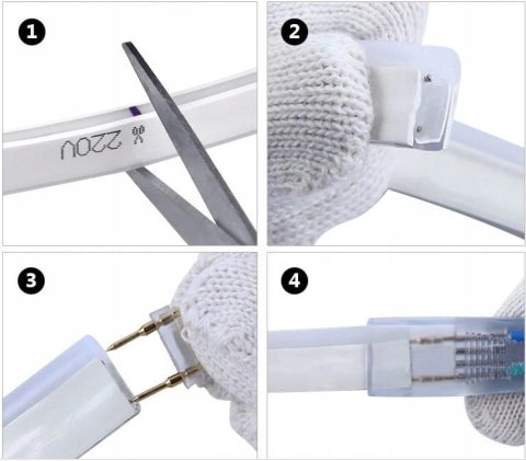 Zasilacz do węża stabilizator napięcia 1 strona Neon 230V Zasilacz do węża stabilizator napięcia 1 strona Neon 230V