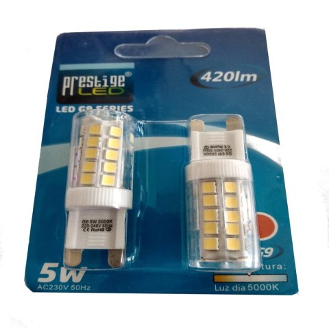 Żarówka LED G9 5W 4500K 420lm kąt świecenia 360° 230V 2 szt Żarówka LED G9 5W 4500K 420lm kąt świecenia 360° 230V 2 szt