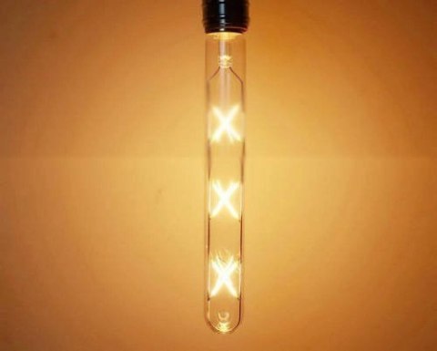 Żarówka vintage retro Edison Filament LED 6W T225 E27 2300K amber barwa ciepła Żarówka vintage retro Edison Filament LED 6W T225 E27 2300K amber barwa ciepła