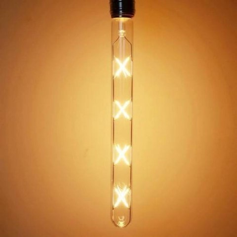 Żarówka vintage retro Edison Filament LED 8W T300 E27 2300K amber barwa ciepła Żarówka vintage retro Edison Filament LED 8W T300 E27 2300K amber barwa ciepła