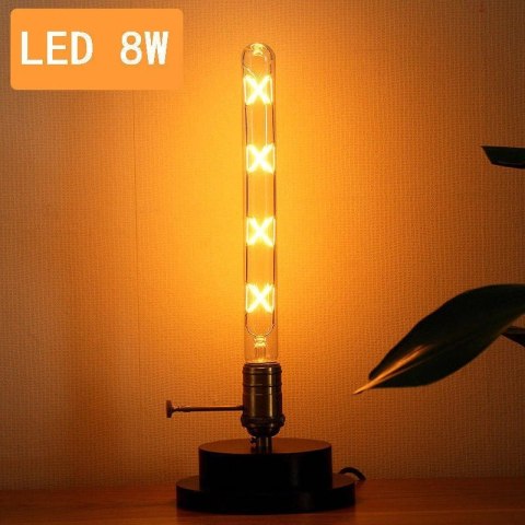 Żarówka vintage retro Edison Filament LED 8W T300 E27 2300K amber barwa ciepła Żarówka vintage retro Edison Filament LED 8W T300 E27 2300K amber barwa ciepła