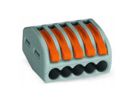 ZŁĄCZKA INSTALACYJNA UNIWERSALNA WAGO 5x0,08-4