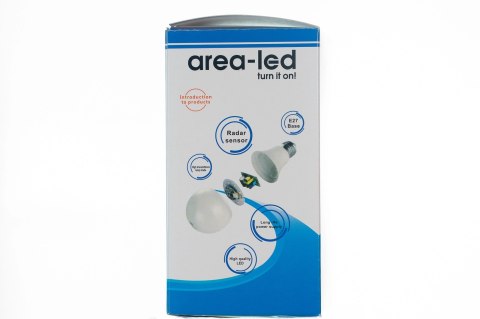 Żarówka LED bulb E27 z czujnikiem ruchu 7W 700lm 6500K biała zimna Żarówka LED bulb E27 z czujnikiem ruchu 7W 700lm 6500K biała zimna