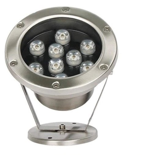 Lampa basenowa fontannowa LED 9W Red IP65 Lampa basenowa fontannowa LED 9W Red IP65